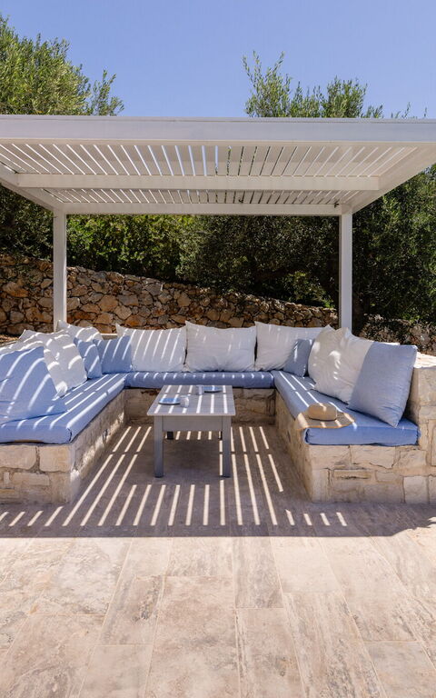 Villa Bluewhite: Draussen, Garten, Schwimmbad