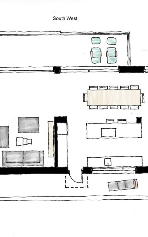 Villa Bluewhite: Planimetrie