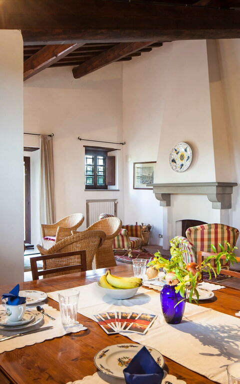 Villa Paneretta: Esszimmer