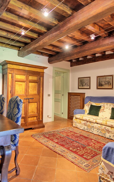 Villa Paneretta: Esszimmer, Wohnzimmer