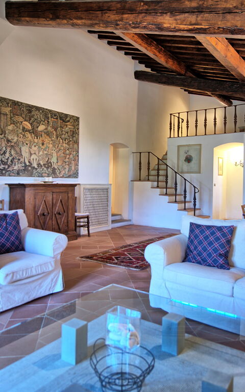 Villa Paneretta: Wohnzimmer