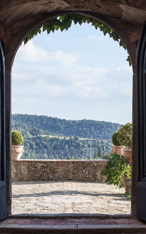 Villa Paneretta: Draussen, Garten