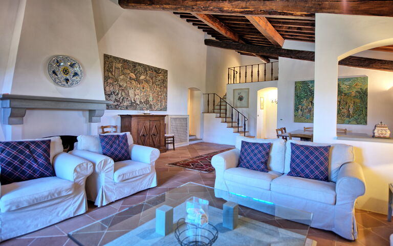 Villa Paneretta: Wohnzimmer