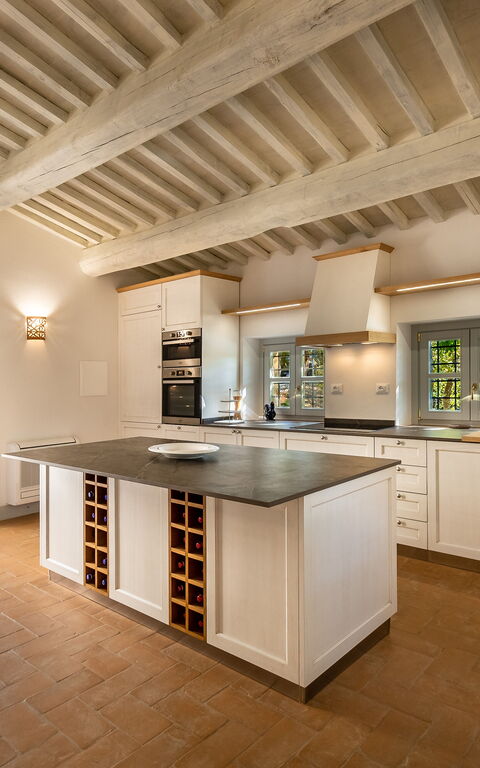 Villa Lucarella: Küche