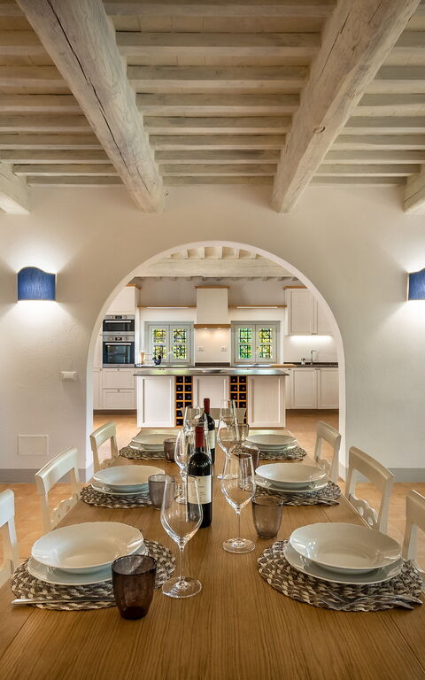 Villa Lucarella: Esszimmer