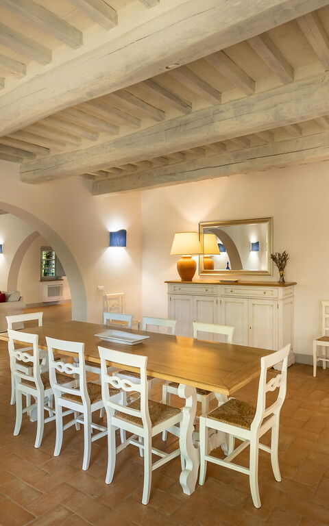 Villa Lucarella: Esszimmer