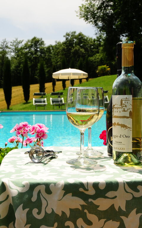 Casale Chieteno: Garten, Schwimmbad