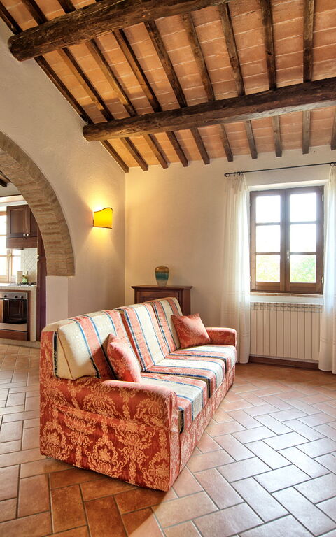 Casale Chieteno: Küche, Wohnzimmer