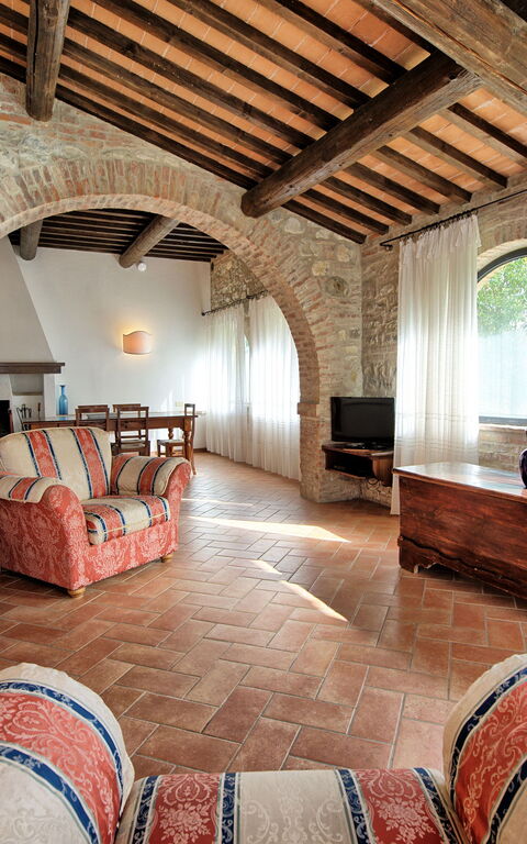 Casale Chieteno: Wohnzimmer