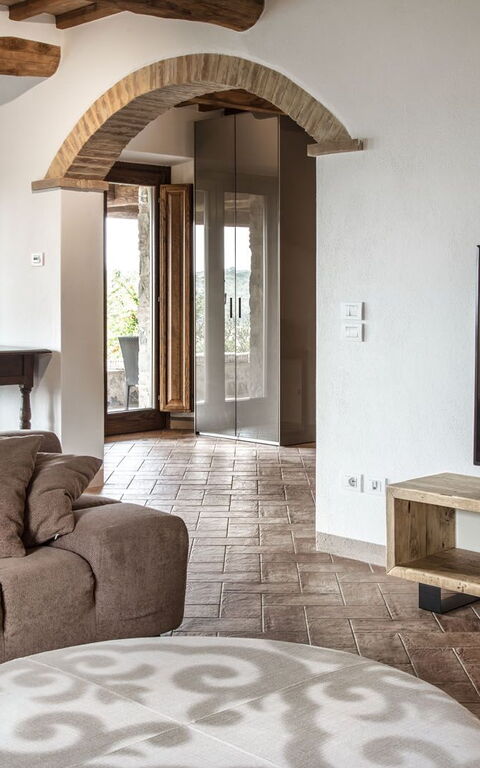 Villa Chiugi: Wohnzimmer