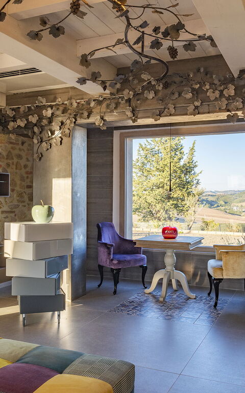 Villa Campana: Wohnzimmer