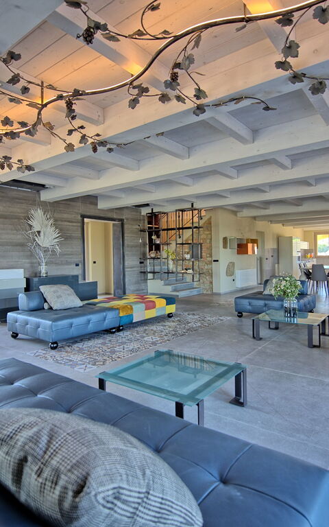 Villa Campana: Wohnzimmer