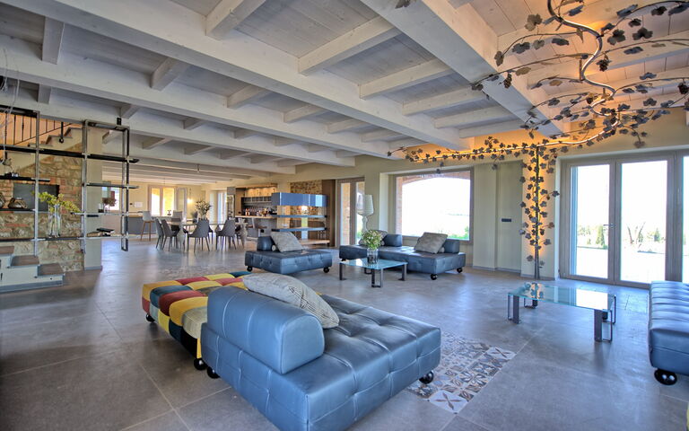 Villa Campana: Wohnzimmer