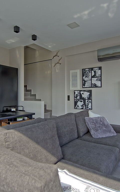 Villa Popi: Esszimmer, Wohnzimmer