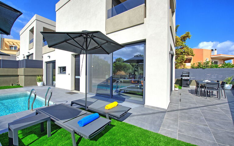 Villa Popi: Außen, Draussen, Garten, Schwimmbad