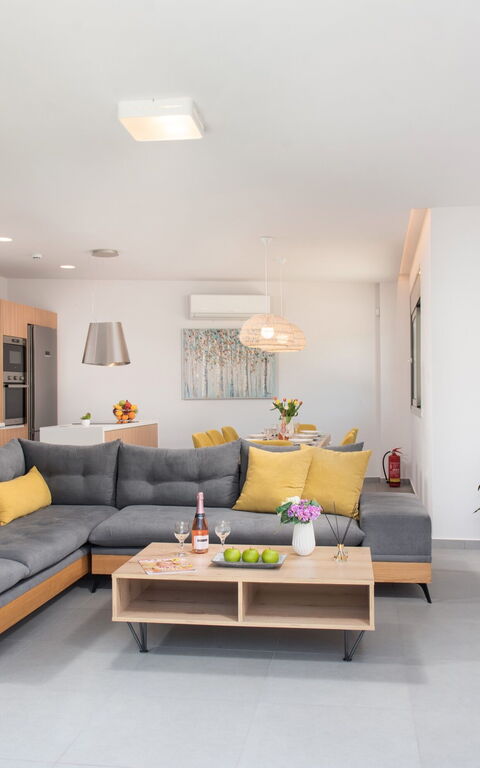 Villa Ampela: Wohnzimmer