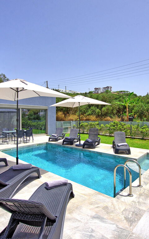 Villa Ampela: Draussen, Garten, Schwimmbad