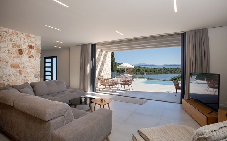 Villa Serapias: Wohnzimmer