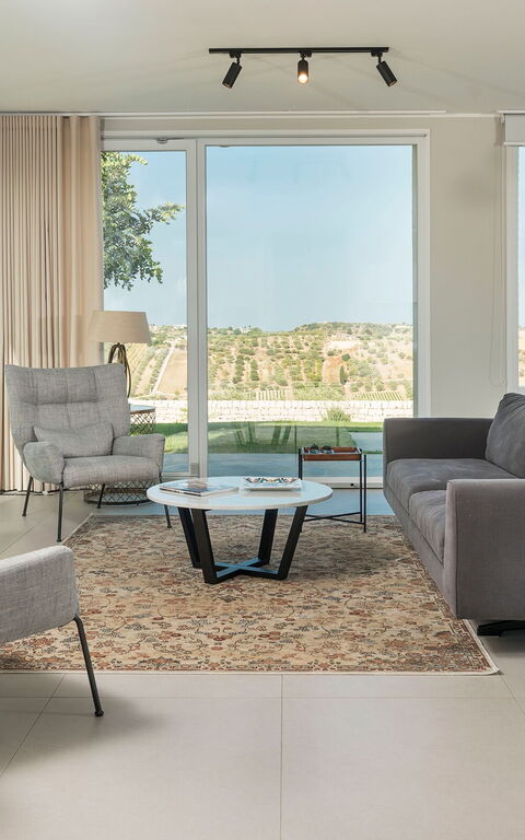 Villa Colleverde: Esszimmer, Küche, Wohnzimmer