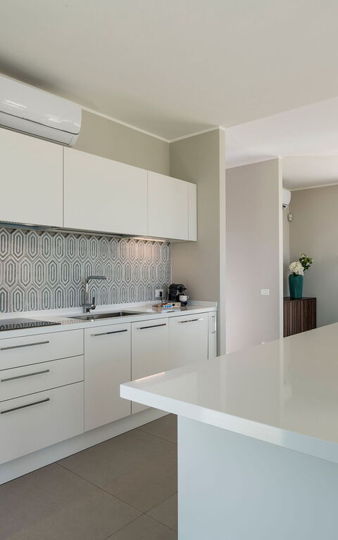 Villa Colleverde: Esszimmer, Küche, Wohnzimmer