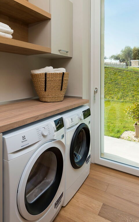 Villa Colleverde: Esszimmer, Küche, Wohnzimmer