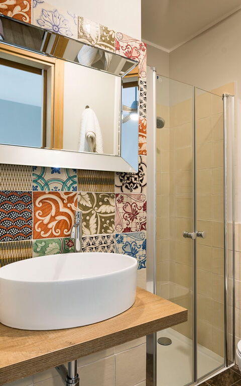 Villa Colleverde: Bad