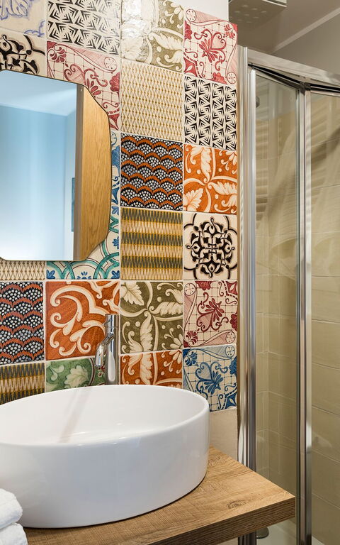 Villa Colleverde: Bad