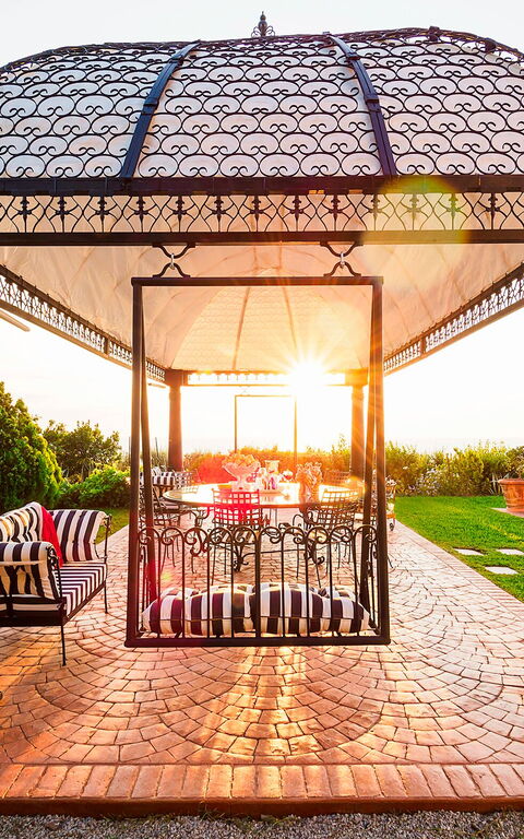 Villa Estella: Balkon / Terrasse / Patio