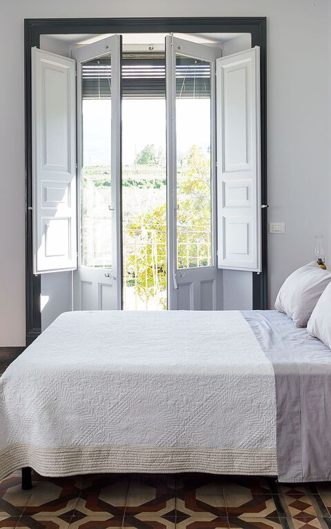 Villa Nerello: Schlafzimmer