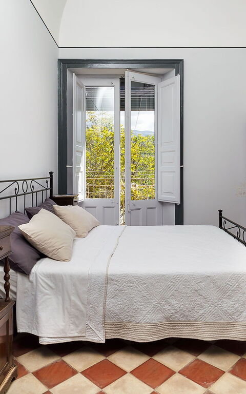 Villa Nerello: Schlafzimmer