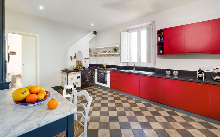 Villa Nerello: Küche
