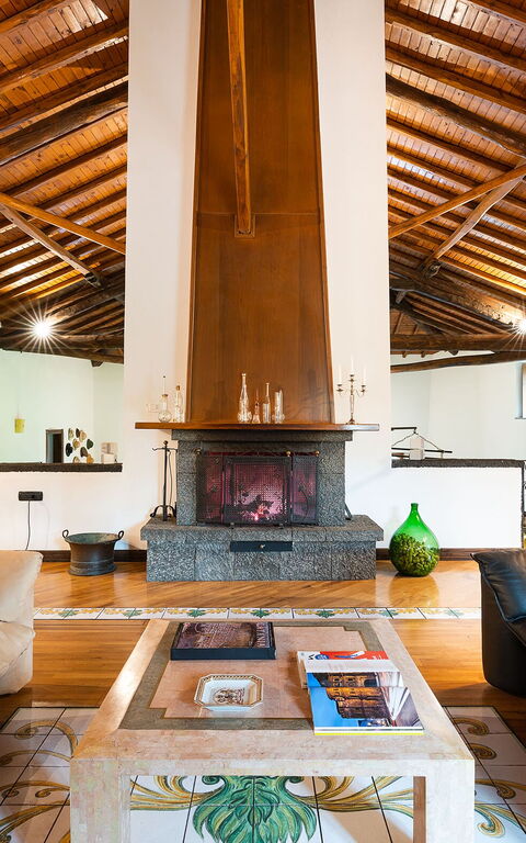 Villa Palmento Rosa: Wohnzimmer