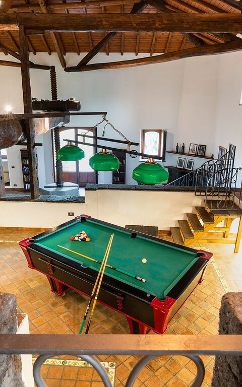 Villa Palmento Rosa: Wohnzimmer