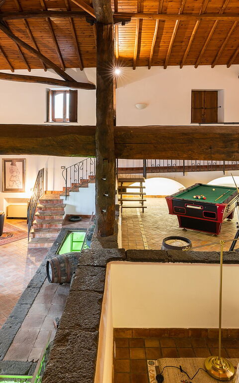 Villa Palmento Rosa: Wohnzimmer