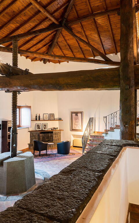 Villa Palmento Rosa: Wohnzimmer