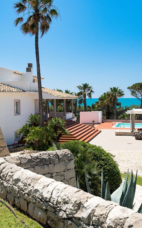 Villa Maya: Draussen, Garten