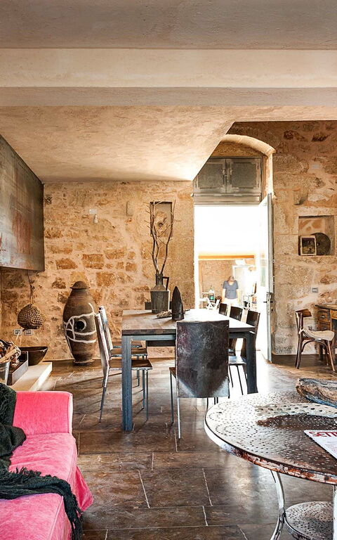 Villa Edicole: Esszimmer, Wohnzimmer