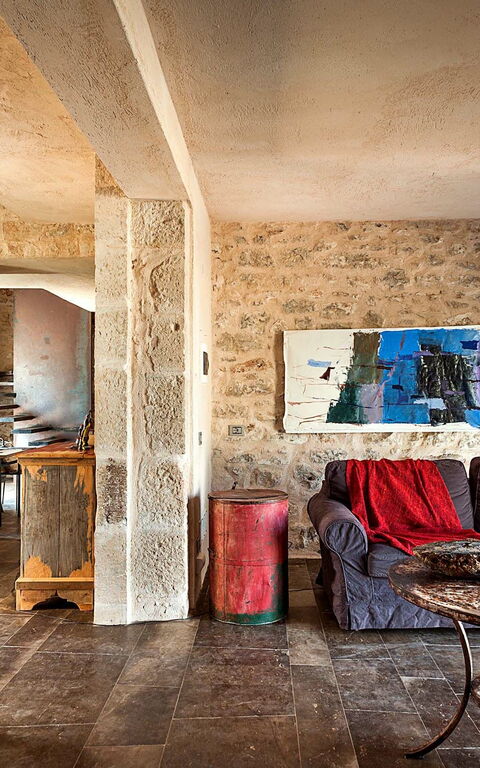 Villa Edicole: Esszimmer, Wohnzimmer