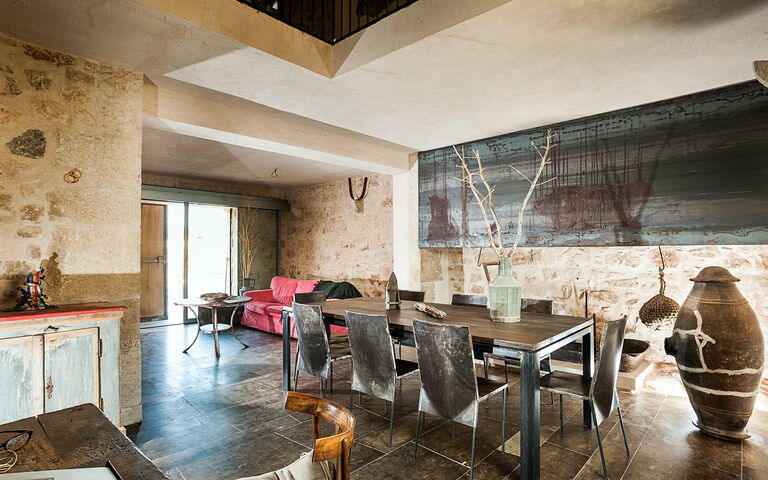 Villa Edicole: Esszimmer, Wohnzimmer