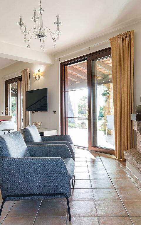 Villa Cielo: Esszimmer, Wohnzimmer