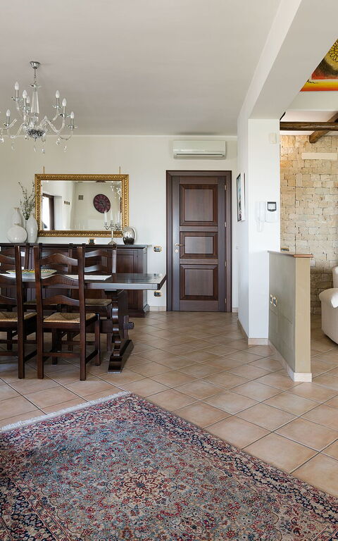 Villa Cielo: Esszimmer, Wohnzimmer