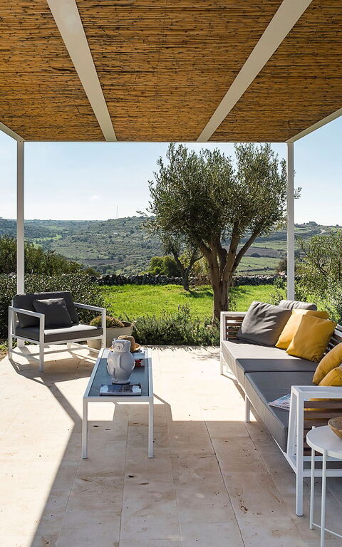 Villa Hybla: Balkon / Terrasse / Patio, Draussen