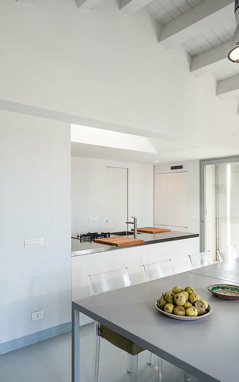 Villa Hybla: Esszimmer, Küche