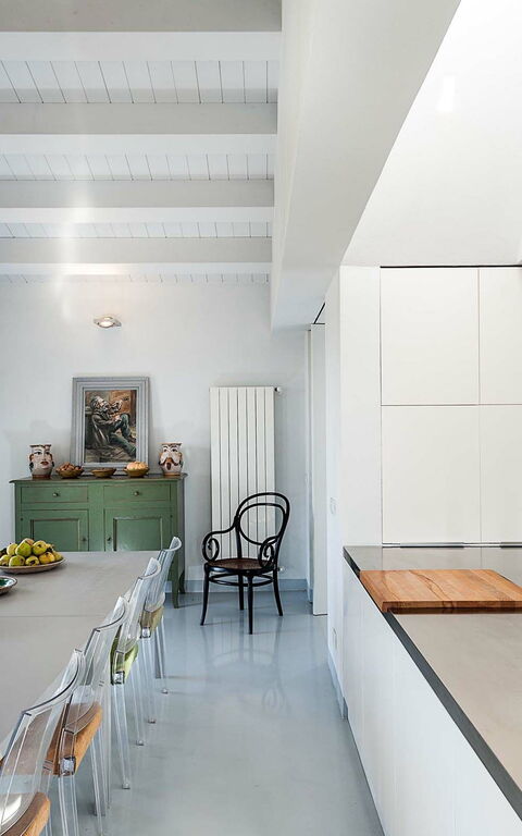 Villa Hybla: Esszimmer, Küche