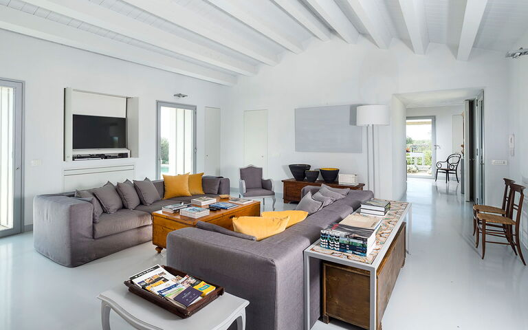 Villa Hybla: Wohnzimmer