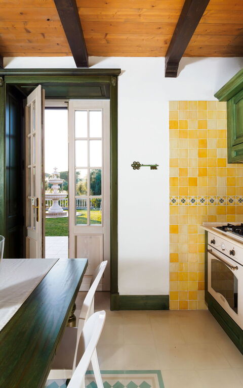 Villa Girasole: Küche