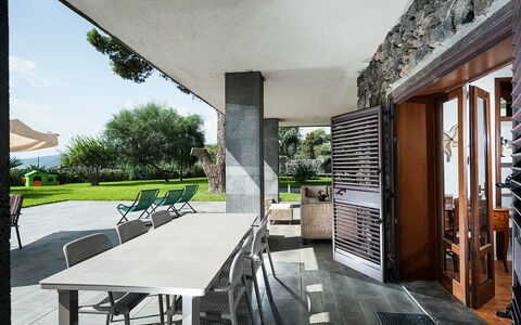 Unterkunft Lampara: Balkon / Terrasse / Patio, Draussen