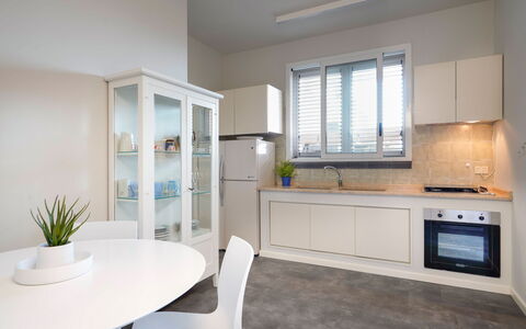 Unterkunft Corallo: Esszimmer, Küche