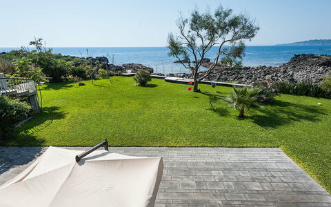 Unterkunft Lampara: Balkon / Terrasse / Patio, Draussen