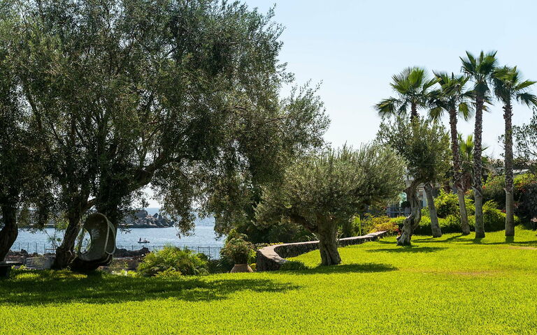 Unterkunft Casetta: Garten